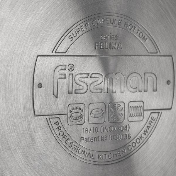 Ківш із кришкою Fissman Felina 16x10,5 см/2,1 л 5337 5337 фото