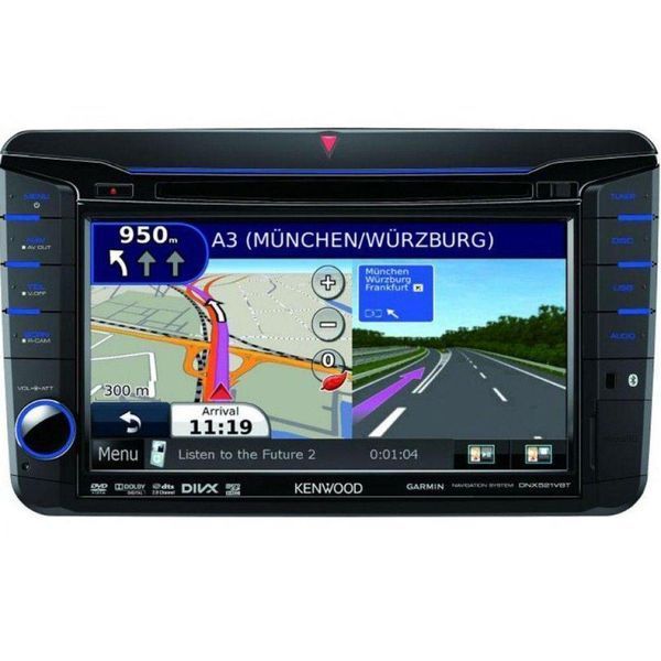 Штатна магнітола Kenwood DNX-521VBTOP Volkswagen/Seat/Skoda 25768-car фото