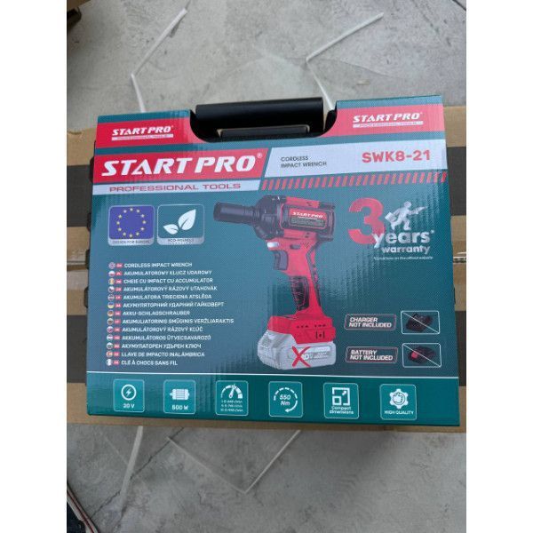 Гайковерт акумуляторний ударний Start Pro SWK8-21 SWK8-21 фото