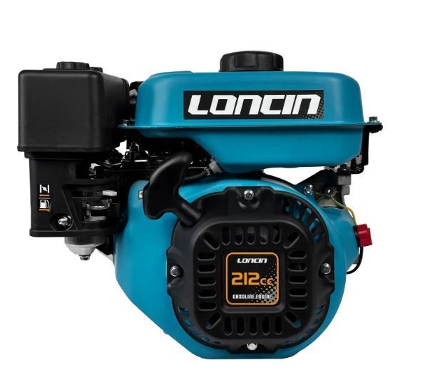 Двигун бензиновий Loncin LC170F-2 212cc шпонка 19,05мм колір бірюзовий 13019 фото