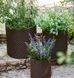 Горщик для квітів Keter 39 л. Cylinder Planter Large, коричневий 7290103664206 фото 8