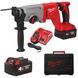 Перфоратор акумуляторний безщітковий SDS-PLUS MILWAUKEE, M18 BLHACD26-402X, 2,6Дж (зарядний пристрій М12-18 С, 2 акумулятори М18 4933492480 фото 2