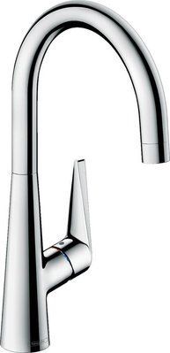 Змішувач для кухні Hansgrohe Talis S, довж.виливу - 203мм, поворотний, 1важіль, KM260, хром 72810000 фото