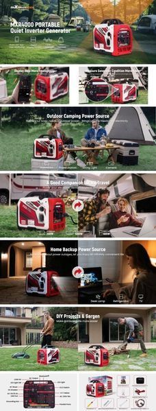 Генератор інверторний MaXpeedingRods MXR4000 mxr4000 фото
