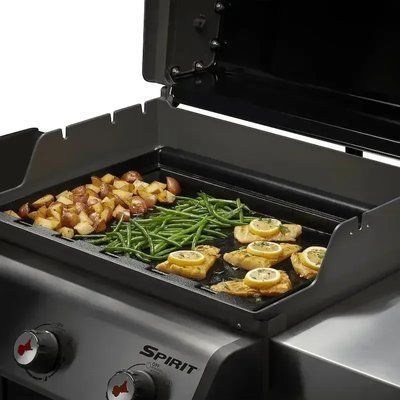 Повнорозмірна порцелянова емальована чавунна планча для Spirit серії 300 Weber 6790 6790 фото