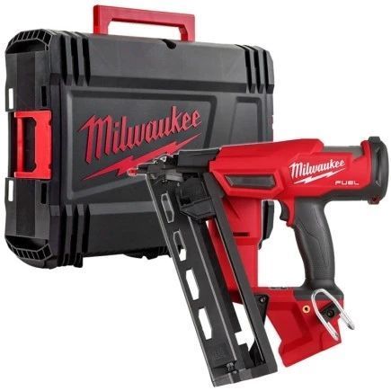 Пістолет цвяхозабивний акумуляторний безщітковий MILWAUKEE M18 FN16GS-0X (25-64 мм) (каркас, HDкейс) 4933478094 фото