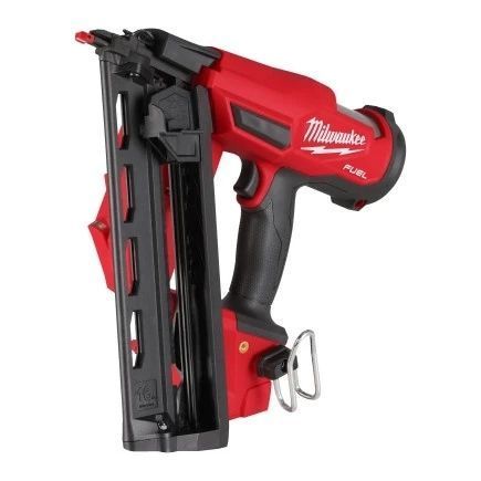 Пістолет цвяхозабивний акумуляторний безщітковий MILWAUKEE M18 FN16GS-0X (25-64 мм) (каркас, HDкейс) 4933478094 фото