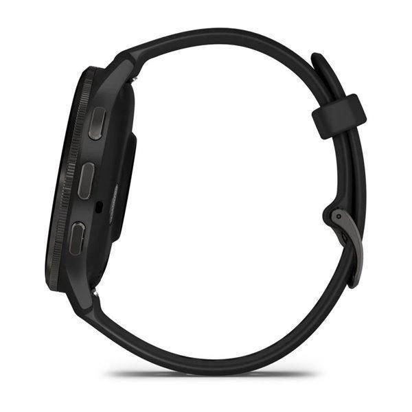 Спортивний годинник Garmin Venu 3 Black з чорним силіконовим ремінцем 010-02784-01 010-02784-01 фото