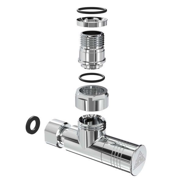 Кран кутовий Laris 1/2" - 1/2" Звичайний 2шт. (LX-4702) 71401062 71401062 фото