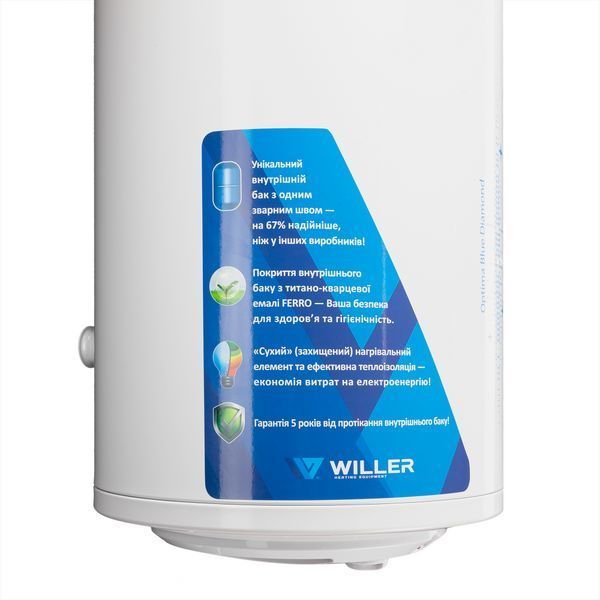 Водонагрівач WILLER EV80DR optima EV80DR optima фото