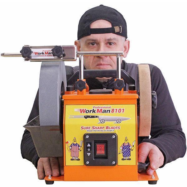 Верстат заточувальний WorkMan 8101 250мм з водяним охолодженням 41110 фото