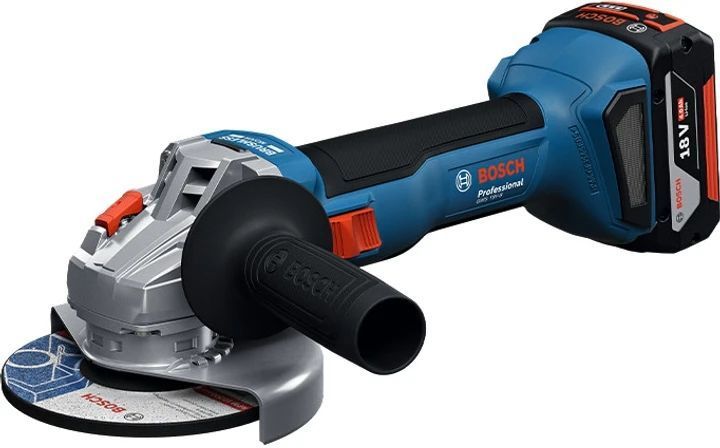 Акумуляторна кутова шліфмашина GWS 18V-8 PROFESSIONAL у валізі + 1х GBA 18 V 4 Ah + ЗП GAL 18V-40 06019N9021 06019N9021 фото