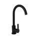 Змішувач для кухні Brinex Pure 015F U-образний Black Matt BRIPUR015FBLM SD00053177 фото 1