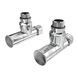 Кран кутовий Laris 1/2" - 1/2" Звичайний 2шт. (LX-4702) 71401062 71401062 фото 1