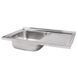 Кухонна мийка Brinex 5080-L 0,8 мм Satin (BRIN5080LSAT06) SD00054101 фото 4