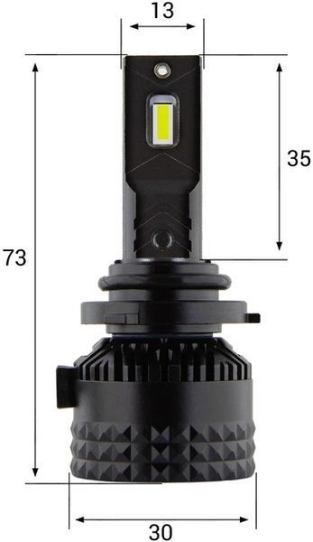 Комплект світлодіодних ламп Infolight S2 9006 60W (Inf S2 9006) Inf S2 9006 фото