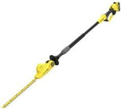 Кущоріз для живоплоту акум FATMAX V20 , шина 45см, штанга телескоп 2,1-3,3 м, 1 акум 4А SFMCPH845M1-QW SFMCPH845M1-QW фото