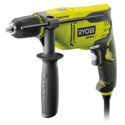 Дриль ударний Ryobi RPD680-K, 680 Вт, 13 мм БЗП, кейс, 1.7 кг 5133002016 фото