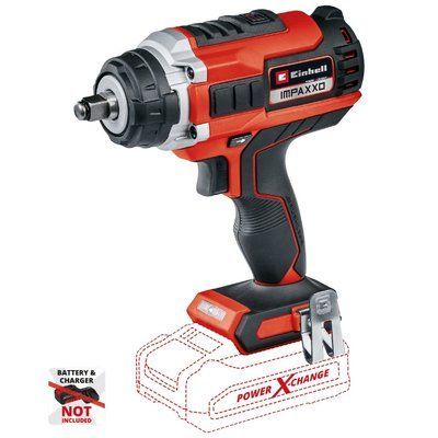 Гайкокрут ударный акумуляторний Einhell IMPAXXO 18/400 (4510070) 4510070 фото