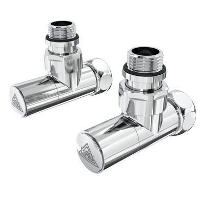 Кран кутовий Laris Звичайний 1/2" - 3/4" + ексцентрики 2шт. (LX-4701) 71401061 71401061 фото