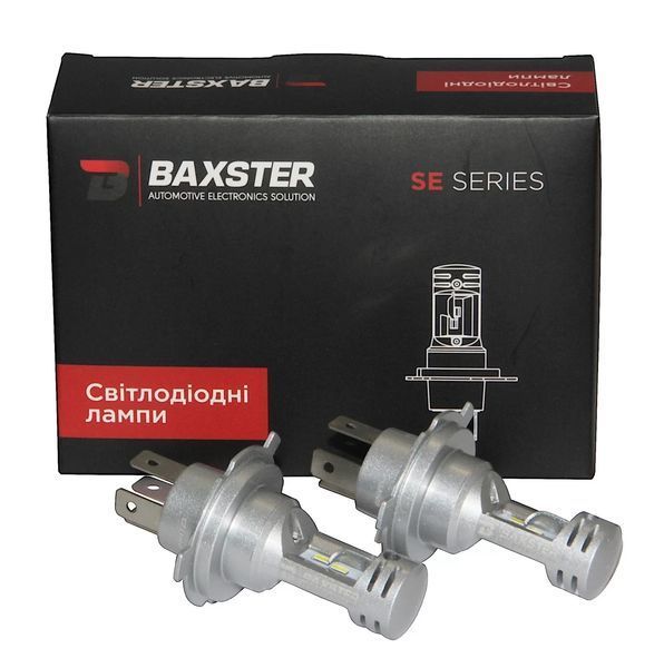 Світлодіодні лампи Baxster SE Plus H4 H/L 6000K (2шт) 34567-car фото