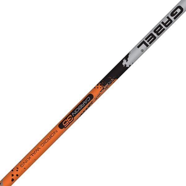 Палиці для скандинавської ходьби Gabel X-1.35 Active Knife Black/Orange 105 (7008361151050) DAS301701 фото