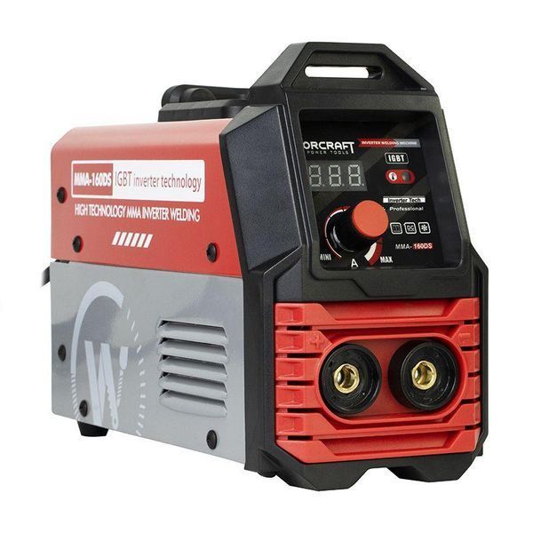 Зварювальний апарат інверторний WORCRAFT MMA-160DS 13304W фото
