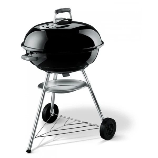 Вугільний гриль Weber Compact Kettle 57 см чорний 1321004 1321004 фото