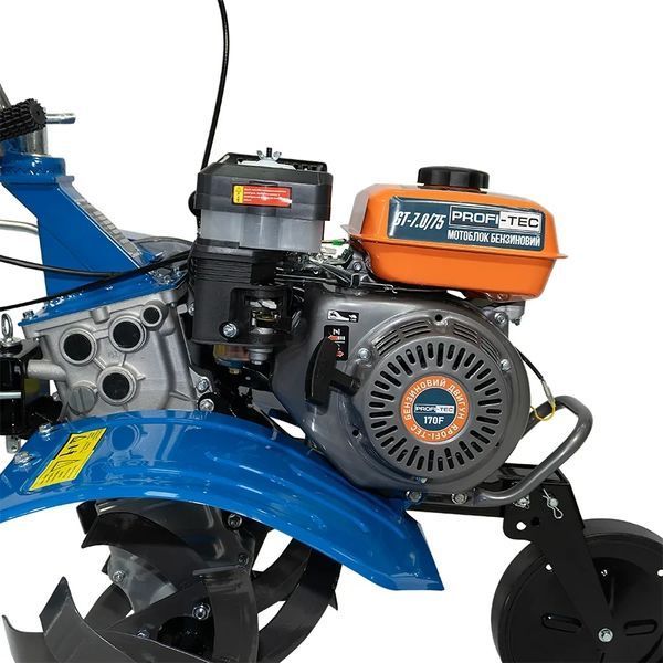 Мотокультиватор бензиновий PROFI-TEC GT-7.0/75 008010P фото