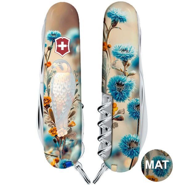 Складной нож Victorinox HUNTSMAN UKRAINE Благородный Сокол 1.3713.7.T3260pw 1.3713.7_T3260pw фото