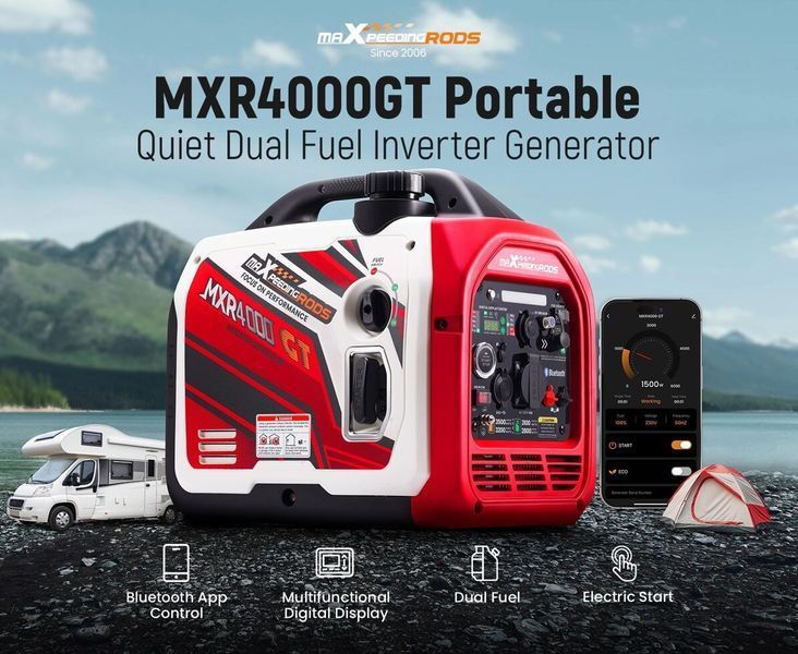 Генератор інверторний MaXpeedingRods MXR4000GT mxr4000 GT фото
