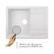 Кухонна мийка Lidz 650x500/200 WHI-01 (LIDZWHI01650500200) SD00039784 фото 3