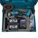 Акумуляторна кутова шліфувальна машина PROFI-TEC PGA202BL POWERLine (2&times;PT2040MP (4.0 Аг), зарядний пристрій) 006296P фото 1
