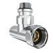 Кран кутовий Laris Звичайний 1/2" - 3/4" + ексцентрики 2шт. (LX-4701) 71401061 71401061 фото 3