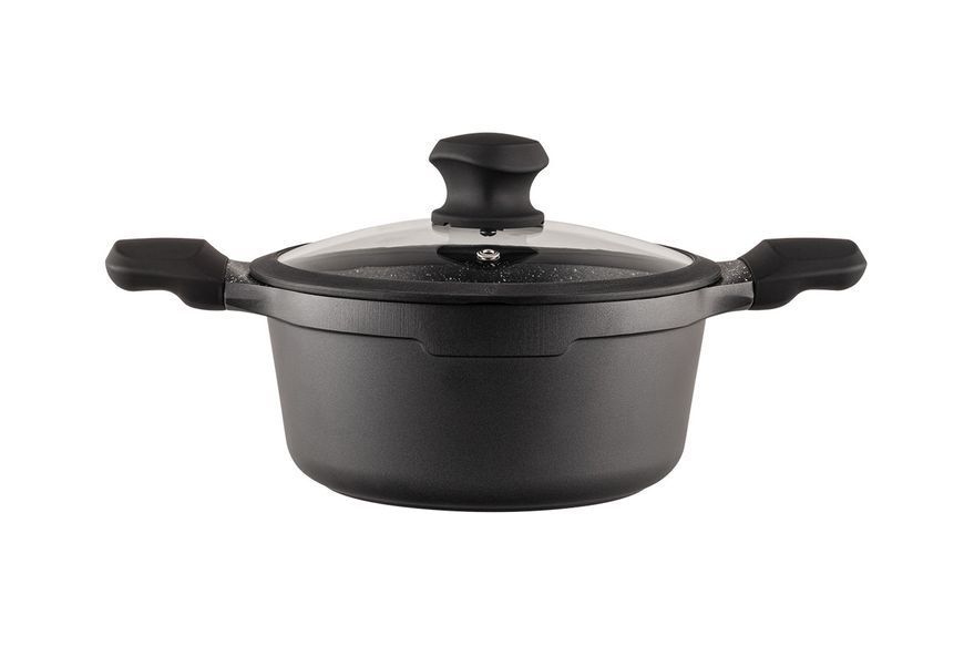 Каструля з кришкою VINZER Kuro Induction Line 2,2 л (50427) 50427 фото