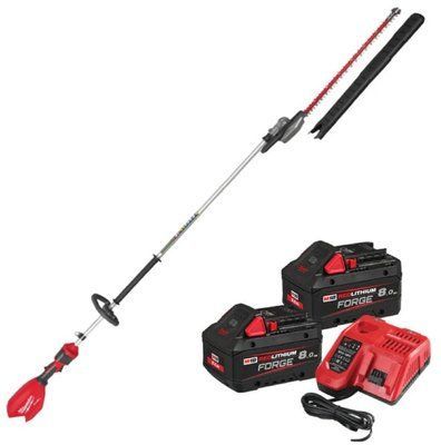 Кущоріз висотний акумуляторний безщітковий MILWAUKEE, M18 FHETE27-802, 267см, лезо 60см (зарядний пристрій M12-18 FC, 2 акумулят 4933492911 фото