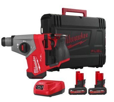 Перфоратор акумуляторний безщітковий SDS-PLUS MILWAUKEE, M12 FHAC16-502X, 1,15Дж (зарядний пристрій С12 С, 2 акумулятори М12 HB5 4933499185 фото