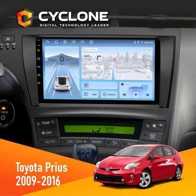 Штатна магнітола Toyota Prius 2009-2016 Cyclone C9-012 4x64 DSP 4G НФ-00008061 фото