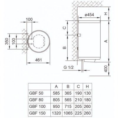 Бойлер Tiki GBF 50 V9 700146 700146 фото