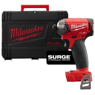 Шурупокрут ударний гідравлічний акумуляторний безщітковий MILWAUKEE (50 Нм) M18 FQID-0X (каркас) 4933459187 фото