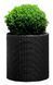 Горщик для квітів Keter 39 л. Cylinder Planter Large, сірий 7290103669430 фото 1