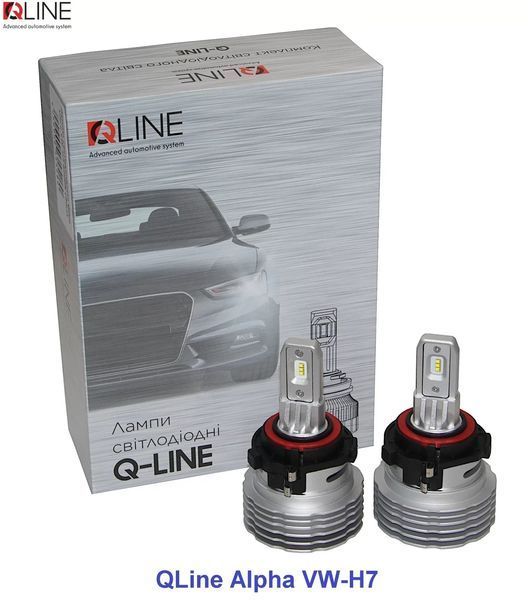Лампи світлодіодні Qline Ultra VW-H7 6000K (2шт) 34526-car фото