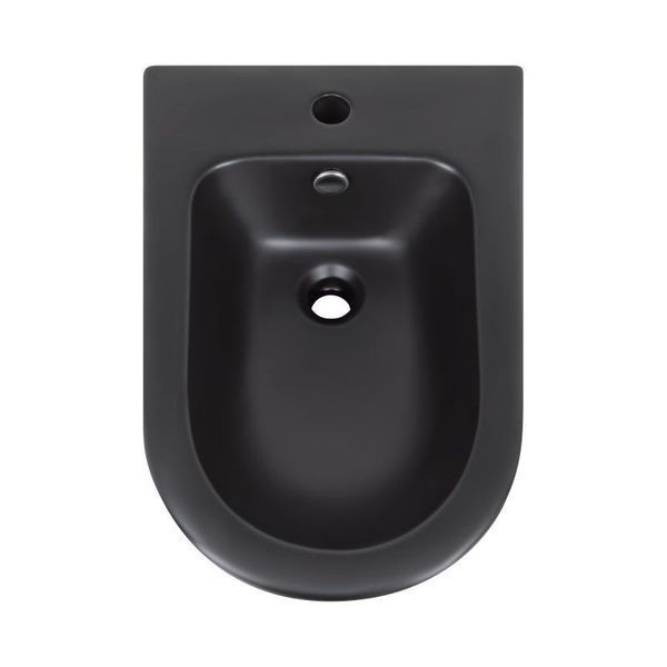 Біде підлогове Qtap Robin 565x360x405 Matt black QT13442141CMB SD00043834 фото