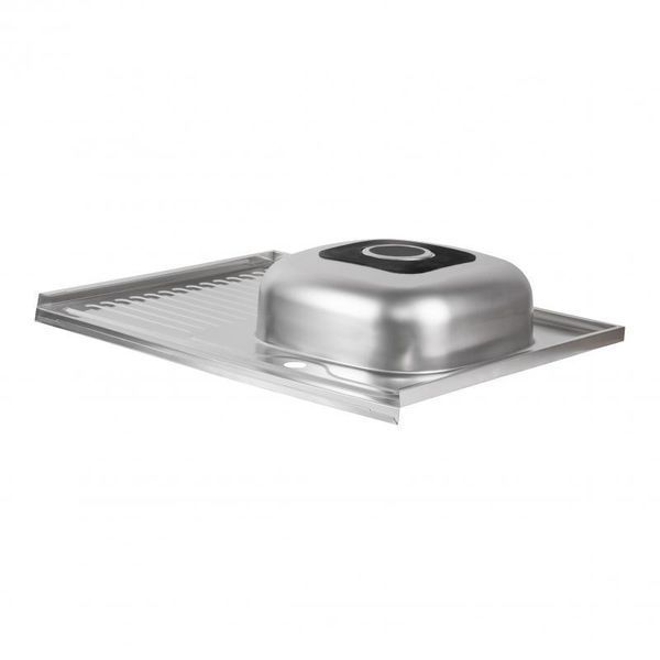 Кухонна мійка Brinex 6080-R 0,6 мм Satin (BRIN6080RSAT06) SD00054109 фото