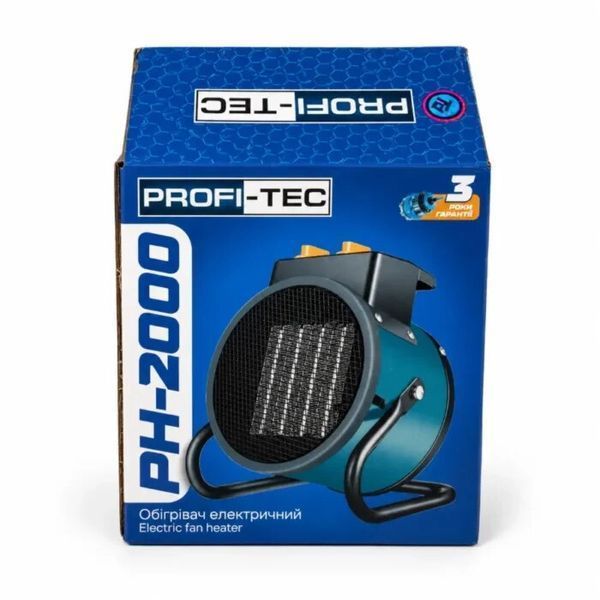 Тепловентилятор електричний PROFI-TEC PH-2000 008515P фото