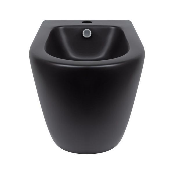 Біде підлогове Qtap Robin 565x360x405 Matt black QT13442141CMB SD00043834 фото