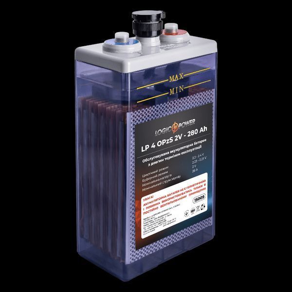 Акумуляторна батарея LP 40OPzS 2V - 280 Ah 15009(log) фото