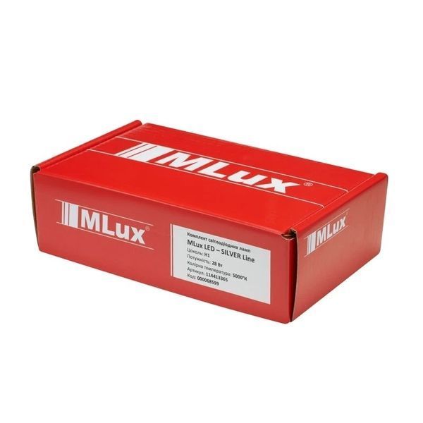 Комплект ламп MLux LED - SILVER Line H1, 28 Вт, 5000&deg;К (2 шт.) 114413365 114413365 фото