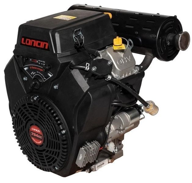 Двигун бензиновий Loncin LC2V80FD (30 к. с., ел.стартер, шпонка 36 мм) 13024 фото