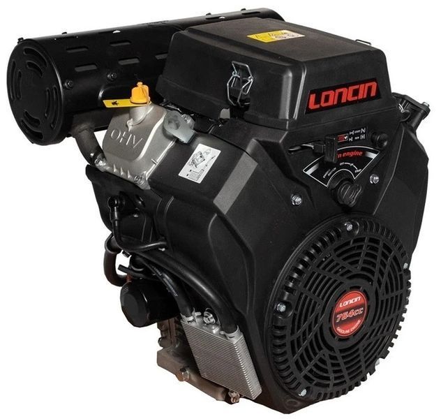 Двигун бензиновий Loncin LC2V80FD (30 к. с., ел.стартер, шпонка 36 мм) 13024 фото